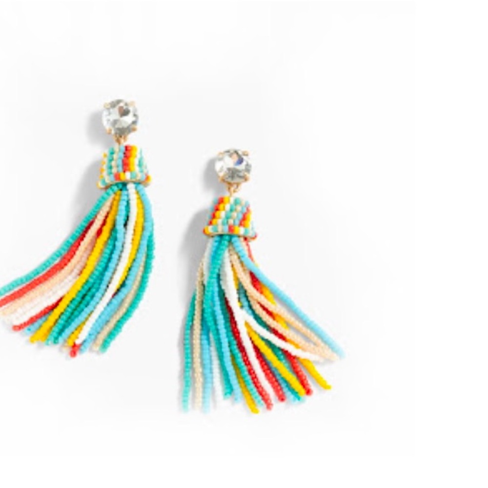 J Crew tassel earring